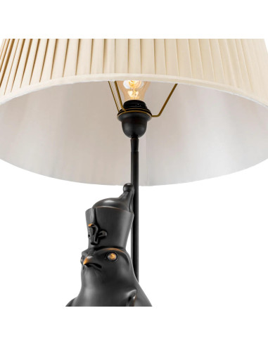 Lampe de table model Horus, bronze...