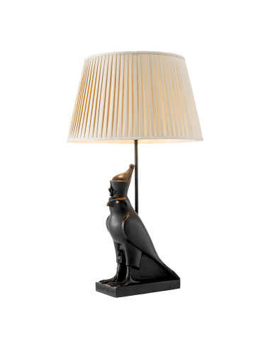 Lampe de table model Horus, bronze...