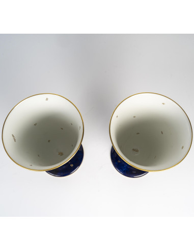 Pair of Sèvres porcelain vases, early...