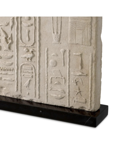 Pair of table lamps in sandstone and...