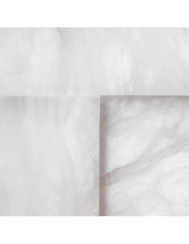 Pair of table lamps in alabaster and...