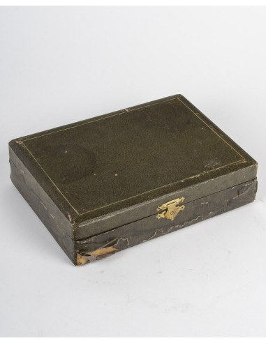 Box, dinner services, silver-plated...