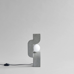 台灯，迷你型 - 深灰色，陶瓷，现代作品。 2