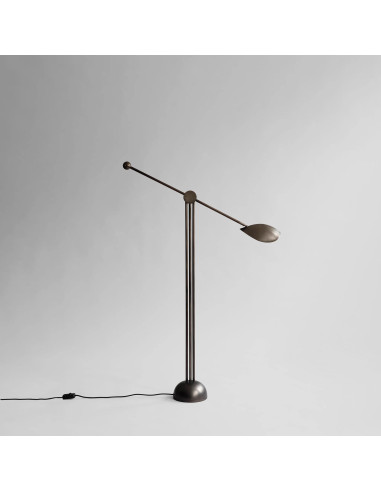 Floor lamp with bronze patina,...