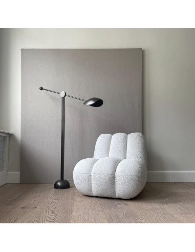 Floor lamp with bronze patina,...