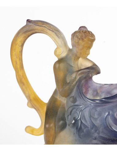 Pareja de jarras Daum, pâte de verre,...