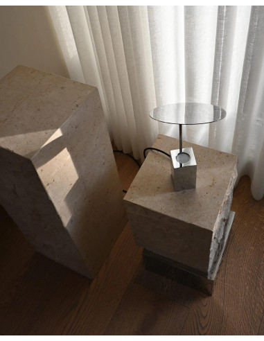 Reflect table lamp in chrome-plated...
