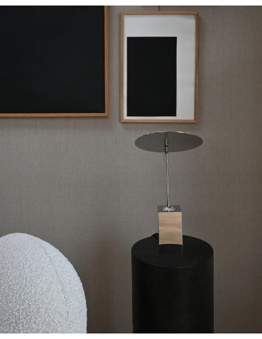 Reflect table lamp in chrome-plated...