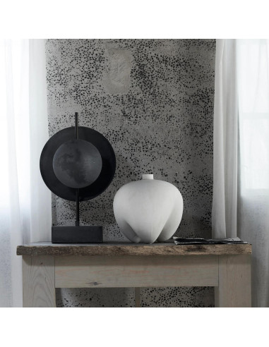 Oxidised metal table lamp,...