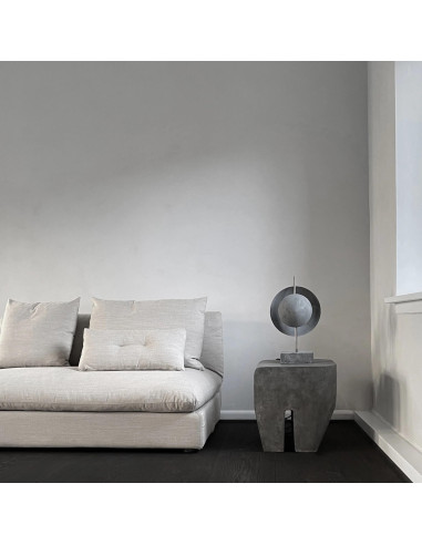 Table lamp in oxidized metal,...