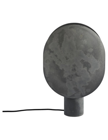 Aluminium table lamp, oxidized,...