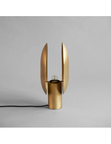 Gold-colored table lamp in aluminum,...