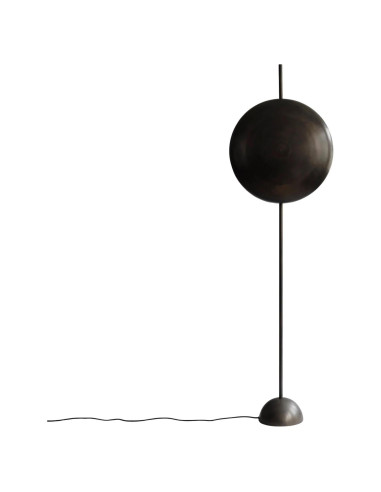 Staande lamp in bronzen afwerking,...