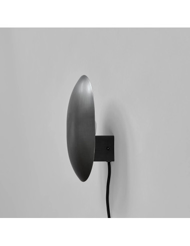 Wandlamp van bronskleurig metaal,...
