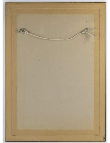 圣特罗佩石版画，Senequier，已签名，玻璃框装裱，1990 年。
