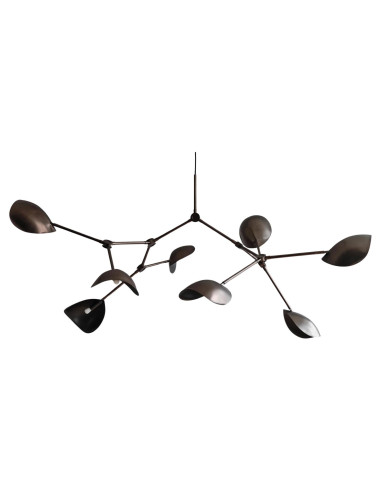 Chandelier, large model, in patinated...
