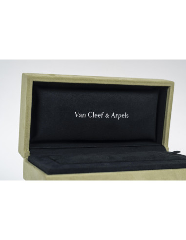 Van Cleef & Arpel梵克雅宝天鹅绒手镯首饰盒，1990年。