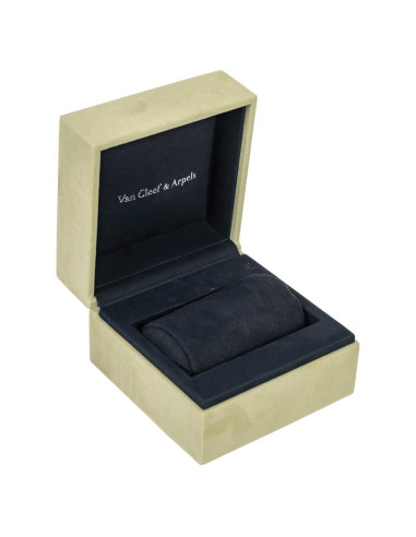 Van Cleef & Arpel梵克雅宝天鹅绒手表首饰盒，1990年。