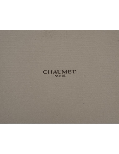 Chaumet 天鹅绒表盒，可装一只手表，1990 年。