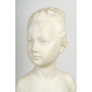 Marble bust after Houdon on... 2
