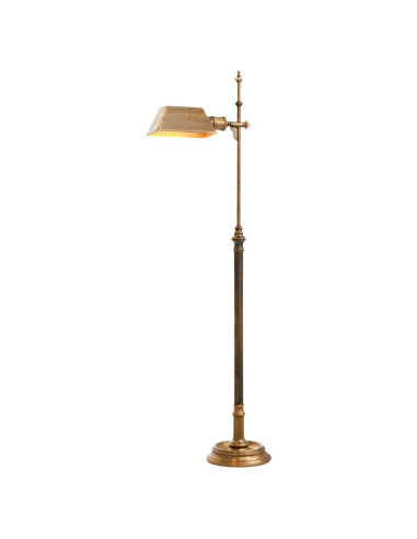 Lampadaire, finition laiton vintage...