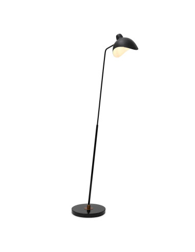 Floor lamp, black finish, black...