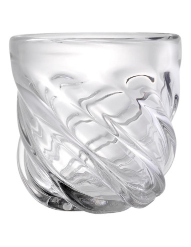 Vase aus mundgeblasenem Glas,...