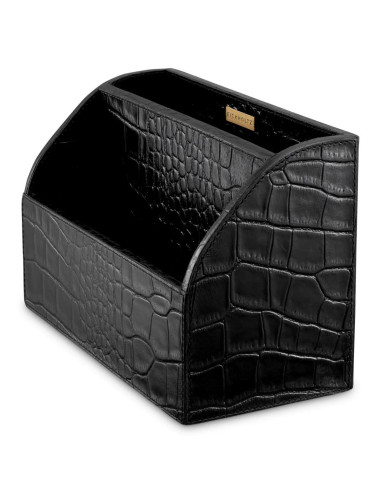 3-piece desk set, croco-embossed...