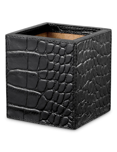 3-piece desk set, croco-embossed...