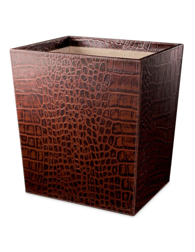3-piece desk set, croco-embossed...