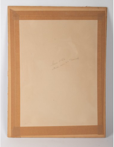 Aquarelle, красивый epoque, 1900-1920, подписанный renée michèle, paris