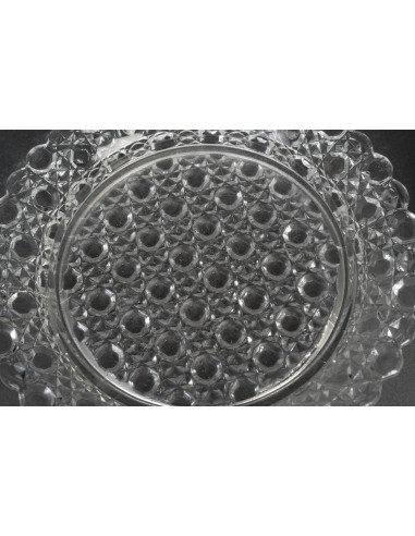 Beurrier en cristal de Baccarat,...