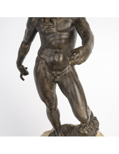 Sculpture representing a statue of...