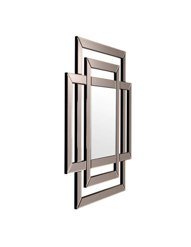 Coppia di specchi in bronzo.