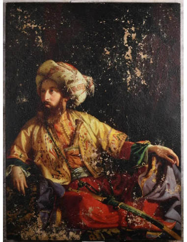 黎巴嫩埃米尔--古画复制品，墙面装饰，大幅面。