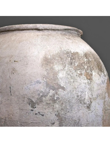 Lote de 2 tarros de terracota...