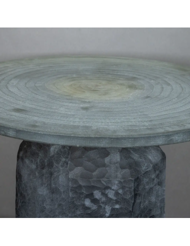 Table basse en verre sablé, couleurs...