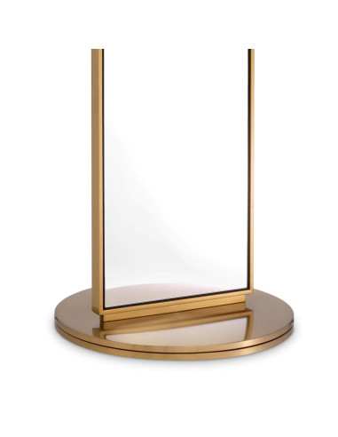 Standing mirror, psyche, brushed...