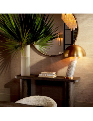 A captivating mirror with a vintage...
