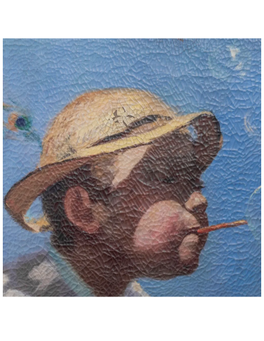 画家保罗-皮尔的画作《泡泡小男孩》壁画复制品