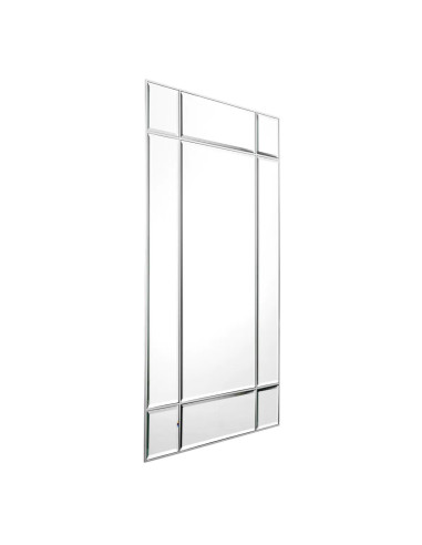 Window-shaped mirror, nickel finish,...