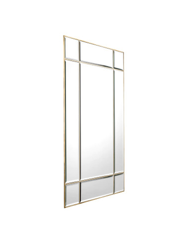 Window mirror, vintage brass finish,...