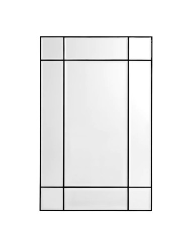 Window-shaped mirror, bronze finish,...