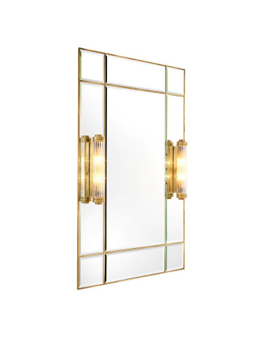 Miroir avec éclairage, finition...