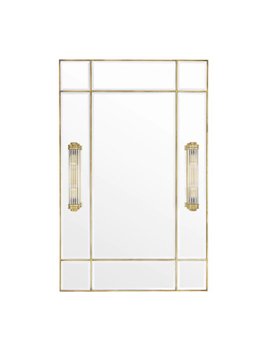 Miroir avec éclairage, finition...