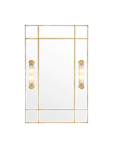 Miroir avec éclairage, finition...