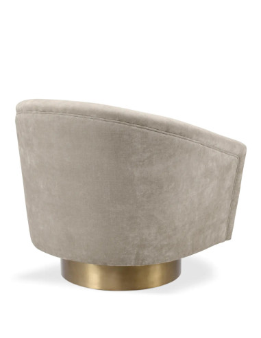 Paire de fauteuils, base pivotante...