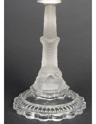 一对重要的巴卡拉烛台，拿破仑三世风格，20 世纪早期。