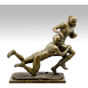 Statua di bronzo, giocatore... 2