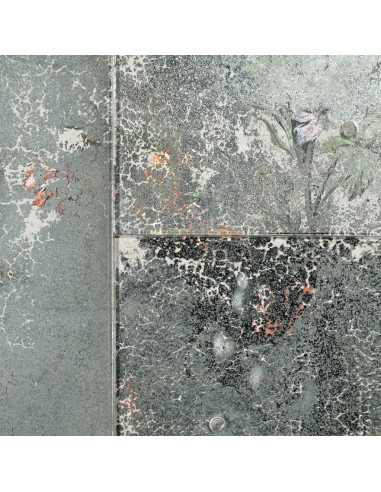 L 形氧化玻璃镜，1950 年代风格